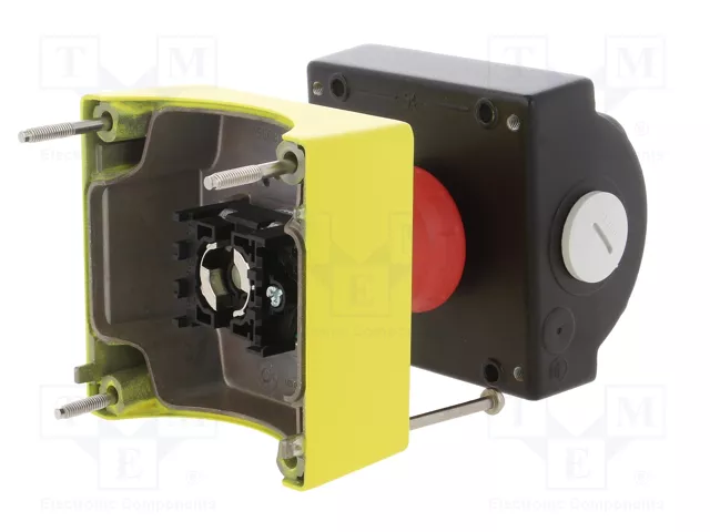SIEMENS Casete de control SIRIUS ACT con botón de cabeza de seta rojo