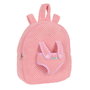 Safta Mochila Preescolar con Osito Extraíble Rosa