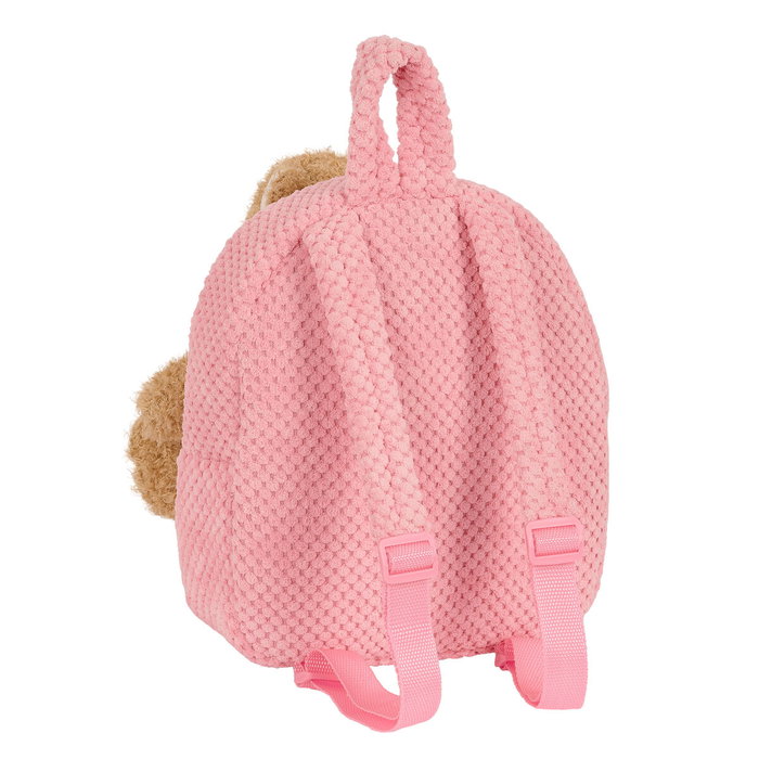 Safta Mochila Preescolar con Osito Extraíble Rosa
