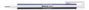 Tombow Mono Zero Portagomas con Clip y Punta de 2,3 mm Azul, Blanco y Negro