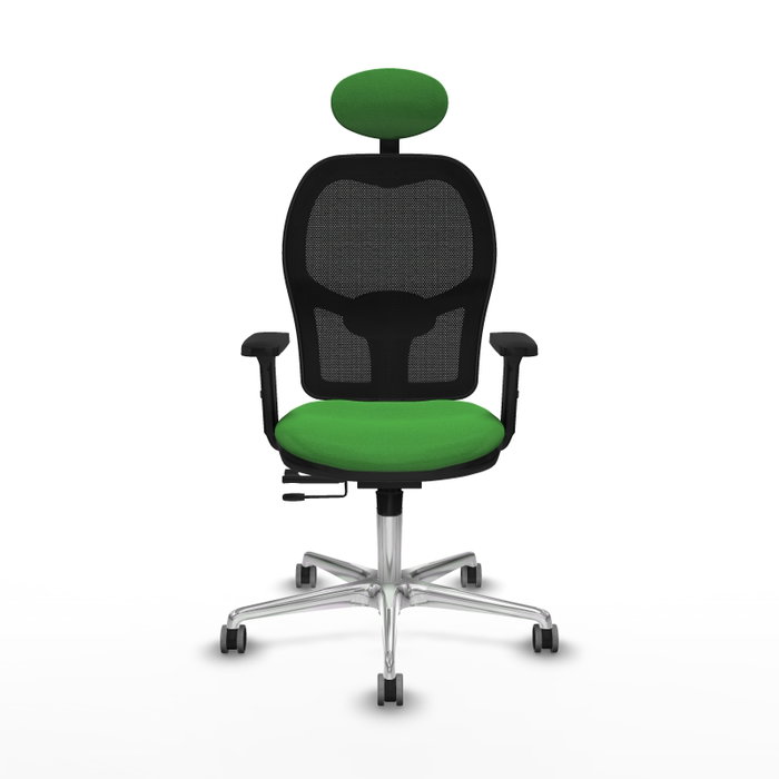 PIQUERAS Y CRESPO Silla de oficina Jorquera con mecanismo Sincro/Traslack Verde y Negro PIQUERAS Y CRESPO Silla de oficina Jorquera con mecanismo Sincro/Traslack Verde y Negro