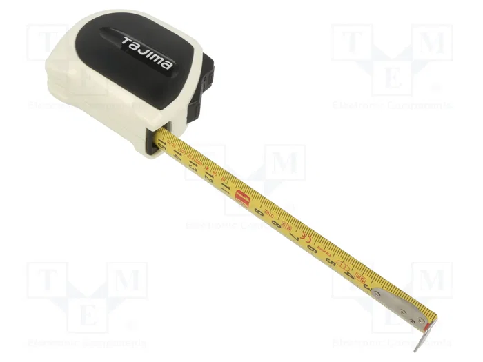 TAJIMA Flexómetro SIGMA STOP de 5m, Doble Cara, Clase II