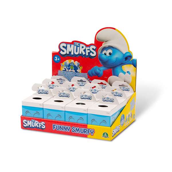 Famosa Figura Sorpresa Pitufos Divertidos 8 cm - Modelos Surtidos