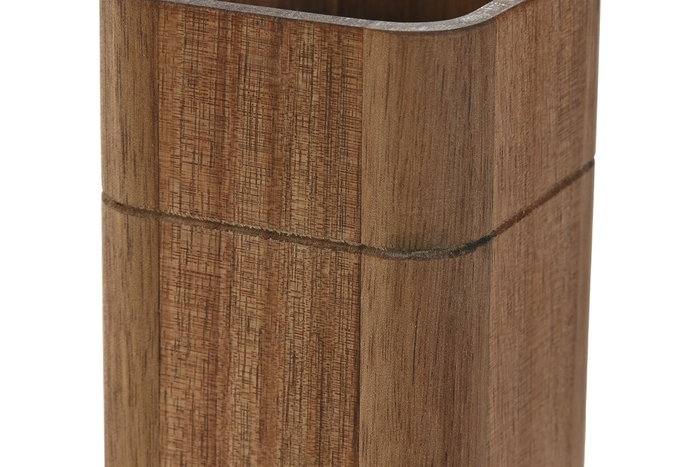 DKD Home Decor Vaso de Acacia Natural 7,7x7,7x11,6 cm