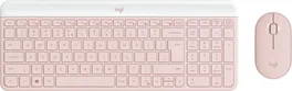 Logitech MK470 Combo de Teclado y Ratón Inalámbrico Rosa QWERTY