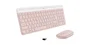 Logitech MK470 Rosa Teclado y Ratón Inalámbricos 2.4GHz Nano Receptor QWERTY español