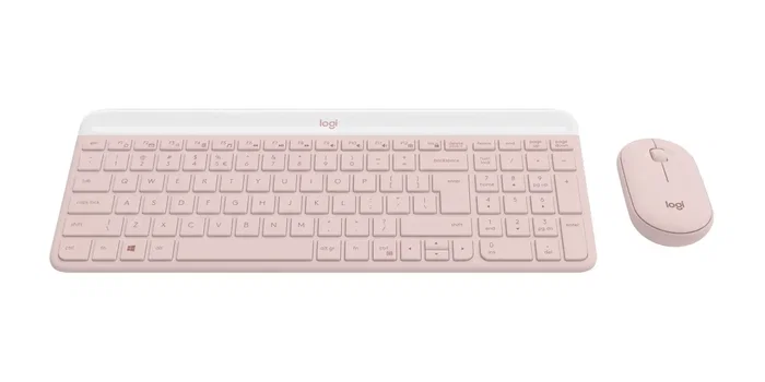 Logitech MK470 Rosa Teclado y Ratón Inalámbricos 2.4GHz Nano Receptor QWERTY español Logitech MK470 Rosa Teclado y Ratón Inalámbricos 2.4GHz Nano Receptor QWERTY español