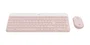 Logitech MK470 Rosa Teclado y Ratón Inalámbricos 2.4GHz Nano Receptor QWERTY español