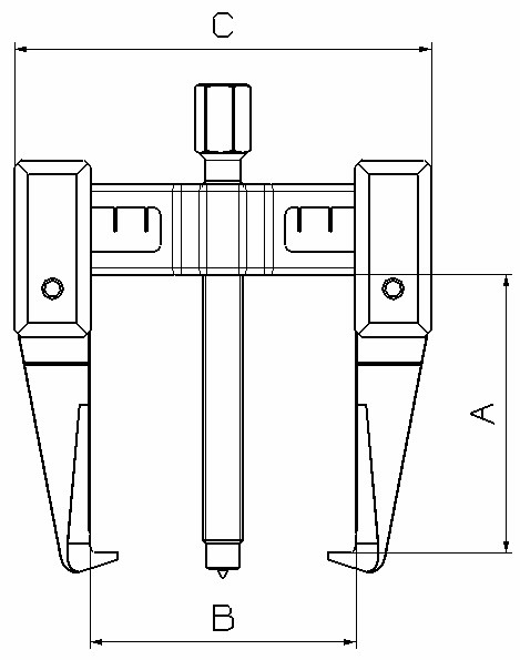 Forza Extractor Serie 9000T de 3 Patas 80 x 80 mm