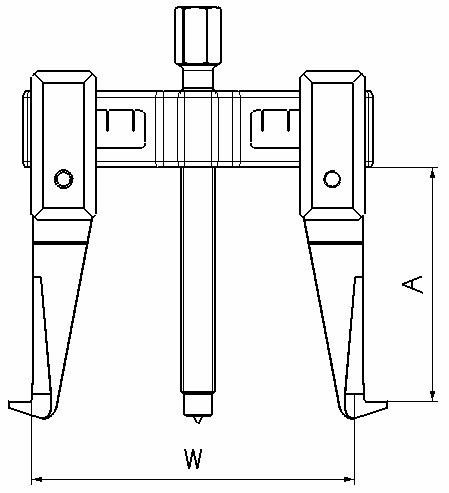 Forza Extractor Serie 9000T de 3 Patas 80 x 80 mm