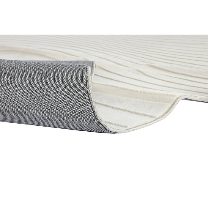 DKD Home Decor Alfombra de Poliéster Beige 200x300 cm Antideslizante
