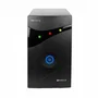 Woxter UPS 1200 VA (1200VA-720W) Sistema de Alimentación Ininterrumpida SAI Línea Interactiva, 1.2 kVA 720 W, 3 Salidas AC, Formato Mini Tower Negro