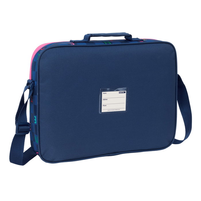 Safta Cartera Extraescolares Benetton Damero Bandolera Ajustable 2 Años Garantía 6L 38x28cm