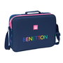 Safta Cartera Extraescolares Benetton Damero Bandolera Ajustable 2 Años Garantía 6L 38x28cm