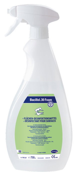 LABORATORIOS HARTMANN S. A. Bacillol 30 Foam 750ml LABORATORIOS HARTMANN S. A. Bacillol 30 Foam 750ml