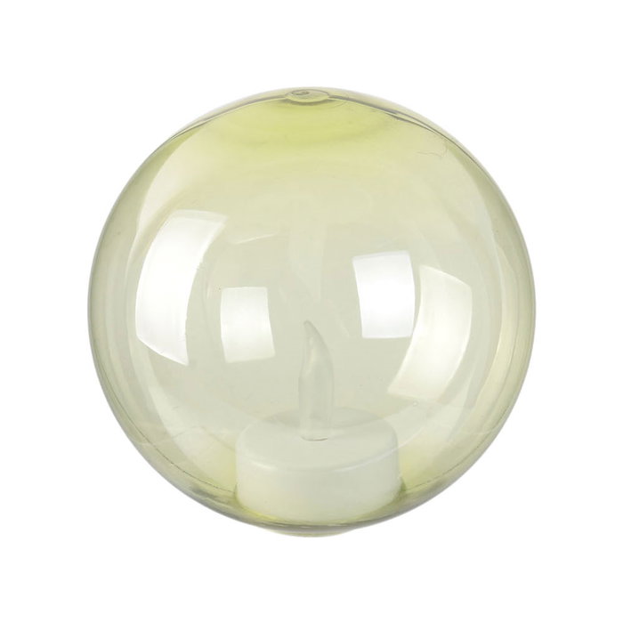 The Candle Factory Vela Led De Mesa 9x9,5 cm con Efecto Llama Titilante