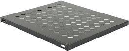 Lanview Estantería Fija 1U para Bastidor de 19 Pulgadas, 800 mm, Negro