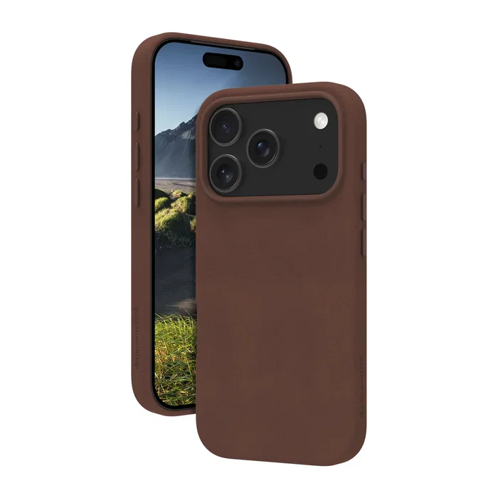 Dbramante1928 Roskilde MS Funda para Apple iPhone 17 Pro - Cuero Bronceado, Resistente a Rayones y Compatible con Carga MagSafe