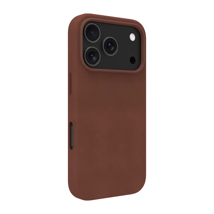 Dbramante1928 Roskilde MS Funda para Apple iPhone 17 Pro - Cuero Bronceado, Resistente a Rayones y Compatible con Carga MagSafe