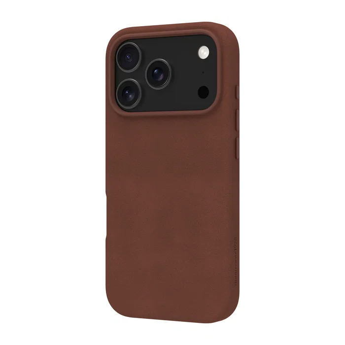 Dbramante1928 Roskilde MS Funda para Apple iPhone 17 Pro - Cuero Bronceado, Resistente a Rayones y Compatible con Carga MagSafe