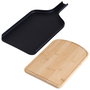 Day Tabla Cortar con Bandeja para Recoger Alimentos Cocina Bambú Plástico 30x20 cm