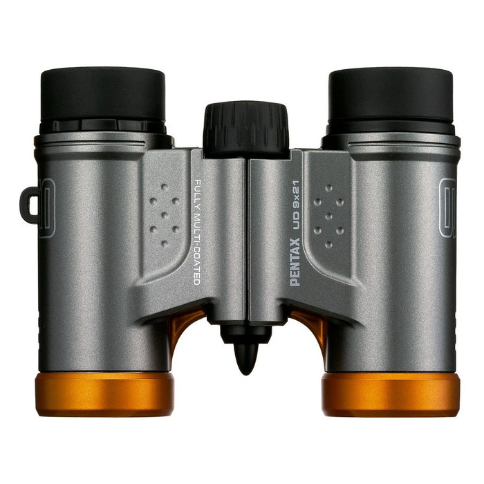 Pentax UD 9x21 Prismáticos Porro Gris Naranja