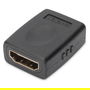 Digitus HDMI Adapter 4K 3D Compatible con Ethernet - Negro