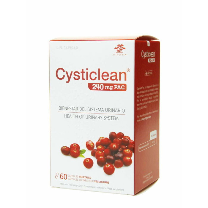 Cysticlean Clásico 240 mg de PAC y Arándano Rojo 60 cápsulas