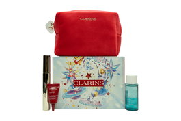 Clarins All About Eyes Gift Set 8ml Supra Volume Mascara + 30ml Instant Eye Make-Up Remover + 3ml Total Eye Lift