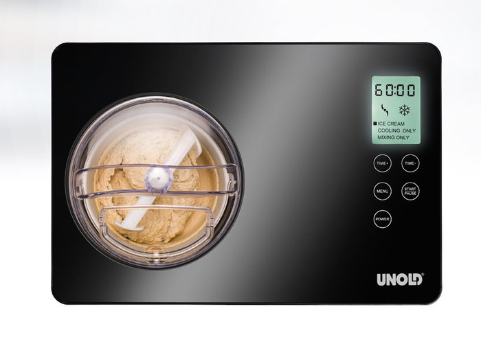 Unold 48845 Heladera con Compresor 2L 180W Negro Acero Inoxidable LCD