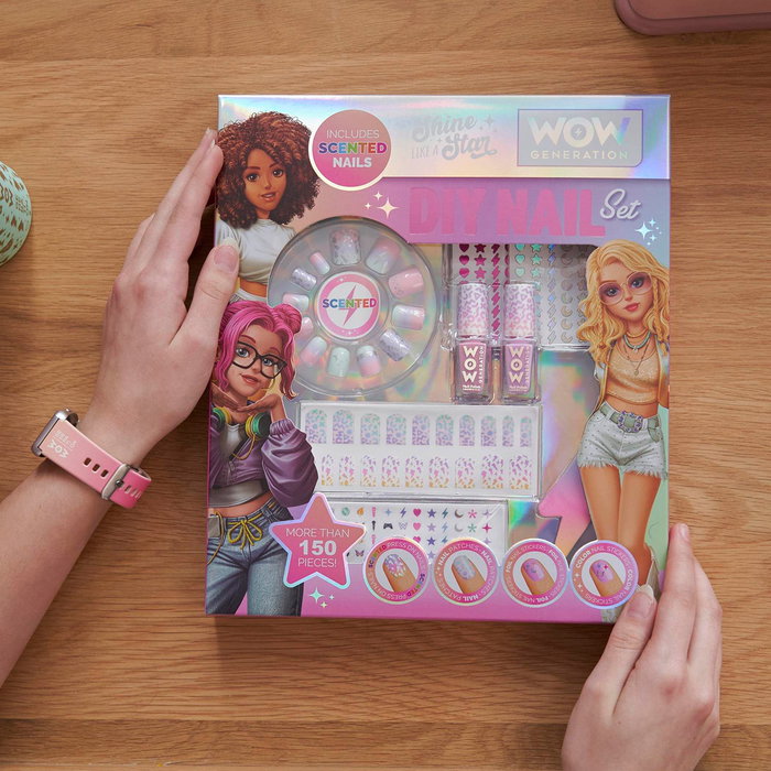 KIDS LICENSING Set de Manicura de Uñas Perfumadas WOW00017