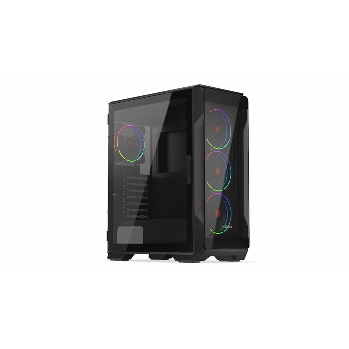 Krux KRUX Heko Caja de ordenador Midi Tower negra