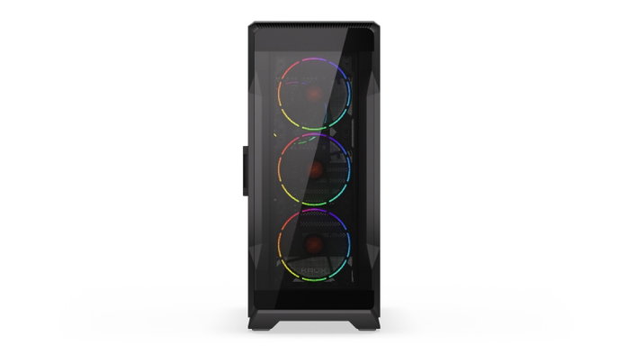 Krux Heko Caja de Ordenador ATX Cristal Templado 4 Ventiladores ARGB 120mm Filtros Antipolvo