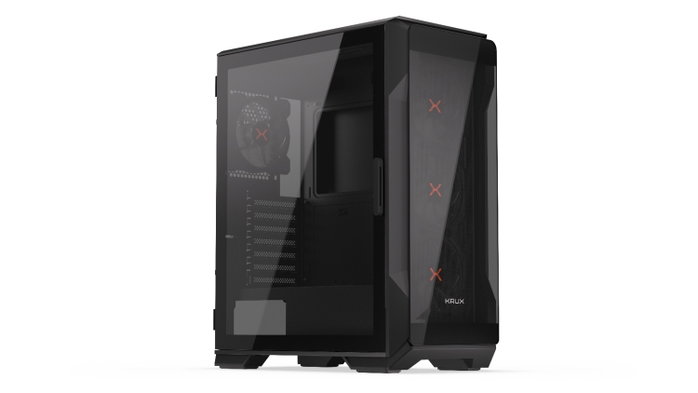 Krux Heko Caja de Ordenador ATX Cristal Templado 4 Ventiladores ARGB 120mm Filtros Antipolvo