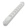 Chacon Regleta de alimentación 8 enchufes 3 metros HO5VV-F 3x1.5 mm² blanca con interruptor