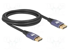 DeLOCK Cable DisplayPort 8K 60 Hz 2 m Lila Metal
