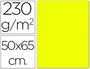 Sadipal Cartulina fluorescente amarilla 50x65 cm 230 gr