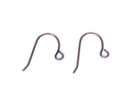 Innspiro Pendientes metálicos gancho hippie abierto simple dorado envejecido