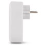 ENTAC Adaptador de enchufe EPAG-1EE-2USB-W con 2x USB-A Blanco