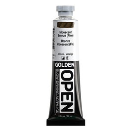 Golden OPEN Colores Acrílicos Iridiscente Bronze (Fino) 59 ml