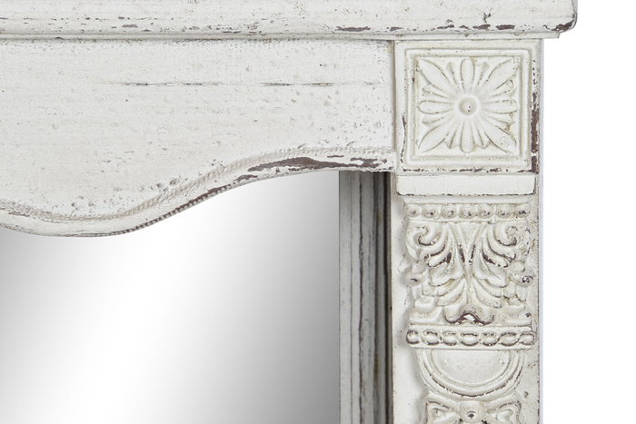 DKD Home Decor Espejo Abeto MDF Envejecido Blanco 125x12x76 cm DKD Home Decor Espejo Abeto MDF Envejecido Blanco 125x12x76 cm