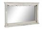 DKD Home Decor Espejo Abeto MDF Envejecido Blanco 125x12x76 cm