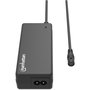 MANHATTAN 180962 Fuente de Alimentación Interna para Portátil 65W, Voltaje Universal 110-240V, Con 9 Conectores de Salida, Negro