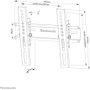 Newstar Soporte de Pared para TV 24-55 Pulgadas, Carga Máxima 25 kg, Color Negro