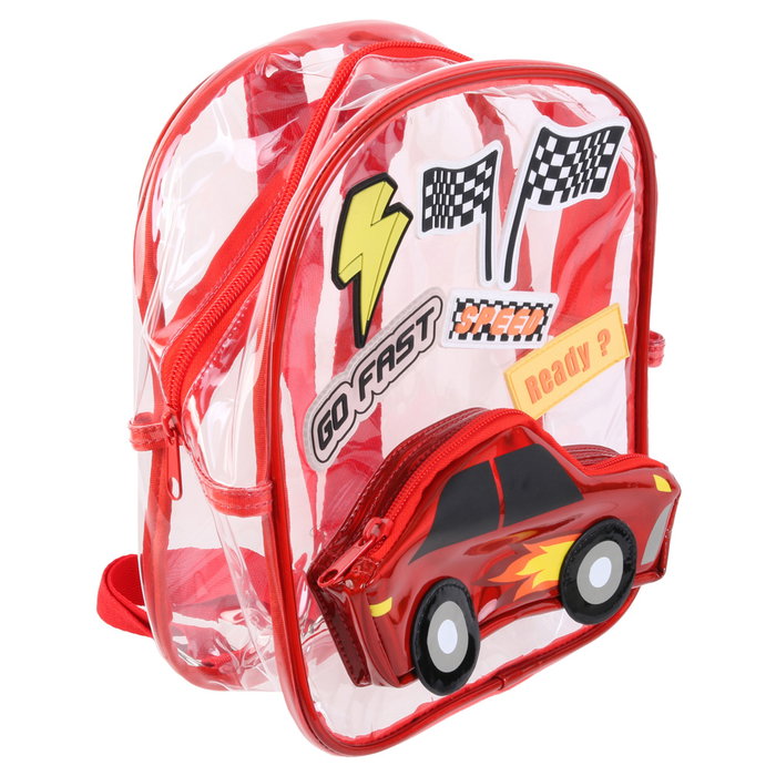 Home Deco Factory Mochila Infantil Coche Transparente Home Deco Factory Mochila Infantil Coche Transparente