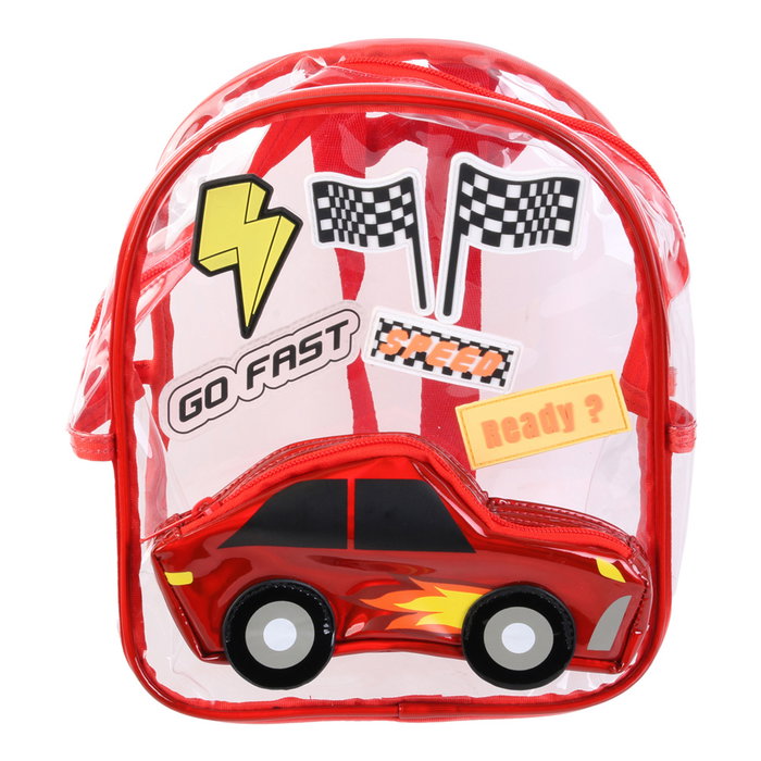 Home Deco Factory Mochila Infantil Coche Transparente Home Deco Factory Mochila Infantil Coche Transparente