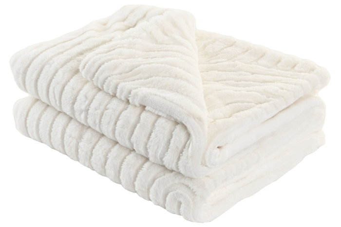 DKD Home Decor Manta Urban Crudo 170 x 130 cm (2 Unidades) DKD Home Decor Manta Urban Crudo 170 x 130 cm (2 Unidades)