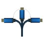 GoodConnections Adaptador SmartFLEX USB-C a HDMI Azul 1m