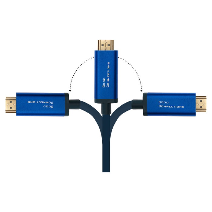 GoodConnections Adaptador SmartFLEX USB-C a HDMI Azul 1m