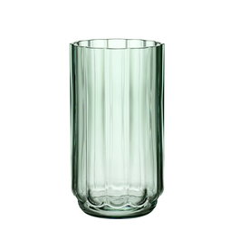 Iittala Jarrón de Vidrio Soplado a Mano Verde Claro, Colección Play, 18 cm de Altura, Ø 9.9 cm